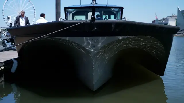 'Video thumbnail for The Minerva: Where civilian and military technology collide on the water'