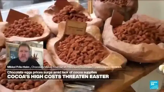 'Video thumbnail for High cost of cheap chocolate: Amid cocoa crisis, prices surge in mass-produced low-quality chocolate'