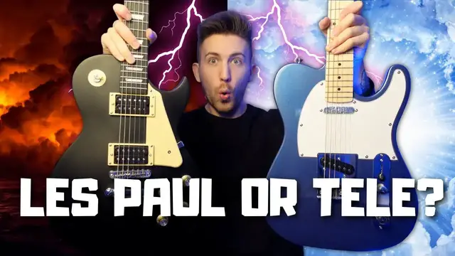 'Video thumbnail for CHEAP LES PAUL vs TELECASTER (Harley Benton SC-400 vs TE-20MN)'