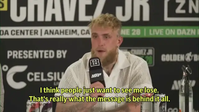 'Video thumbnail for ‘Insane fight!’ Jake Paul calls out Anthony Joshua after beating Chavez Jr.'