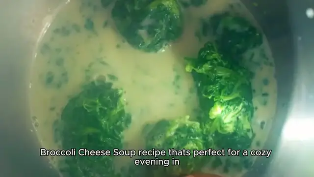 'Video thumbnail for Broccoli Cheese Soup Recipe'