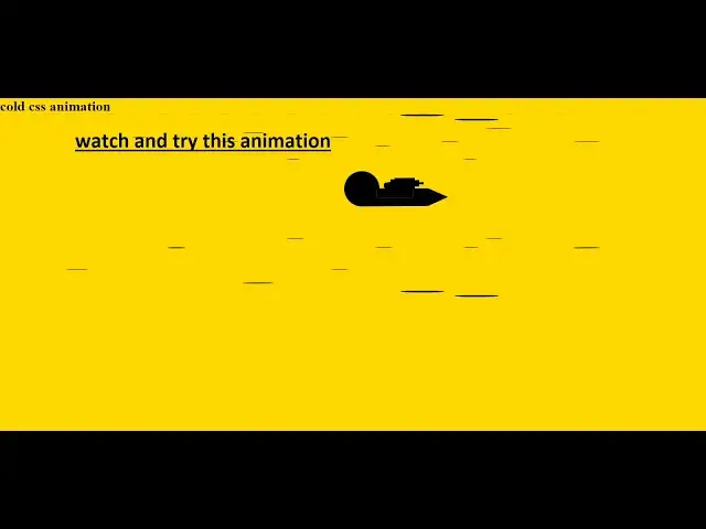 'Video thumbnail for cold css anmation || only html and css'