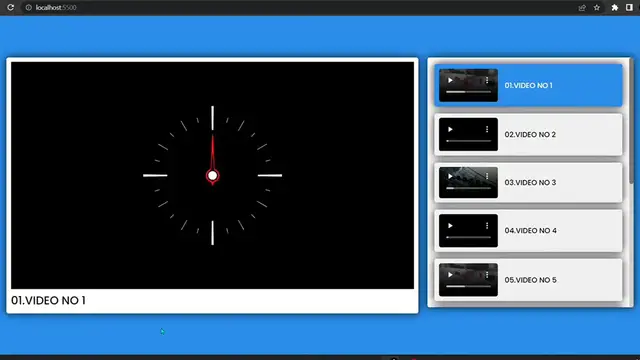 'Video thumbnail for How to make Video playlist using HTML,CSS & JAVASCRIPT'