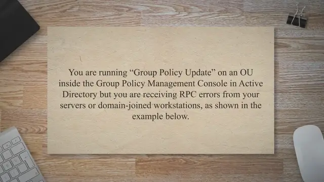 'Video thumbnail for How to resolve Group Policy error codes 8007071a and 800706ba'