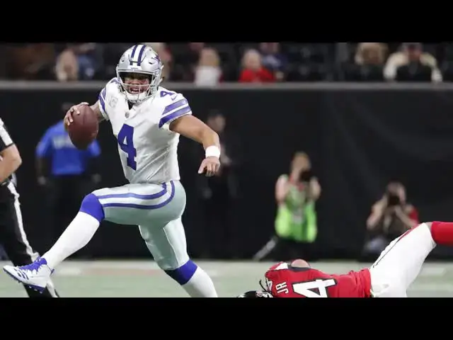 'Video thumbnail for law nation sports: dak prescott scores rushing touchdown vs falcons (2017)'