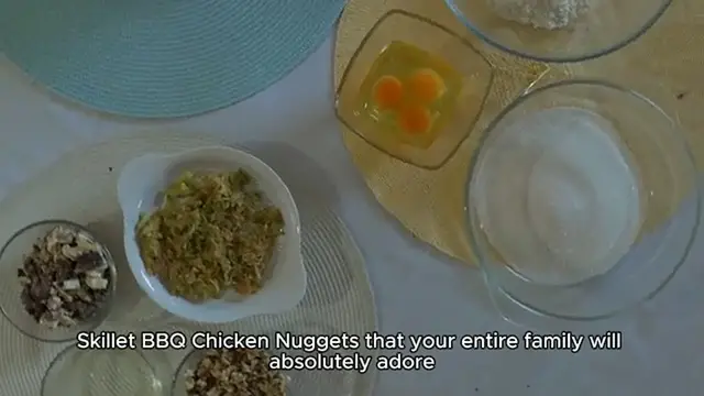 'Video thumbnail for Skillet BBQ Chicken Nuggets recipe'