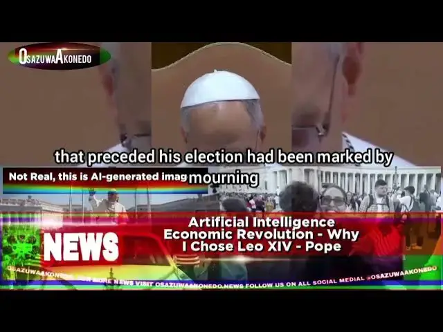 'Video thumbnail for Artificial Intelligence Economic Revolution - Why I Chose Leo XIV - Pope'