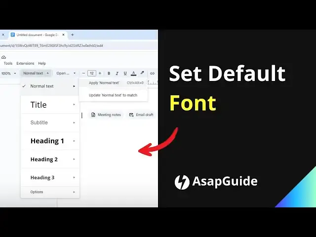 'Video thumbnail for How to Change Default Paragraph Font in Google Docs‍'