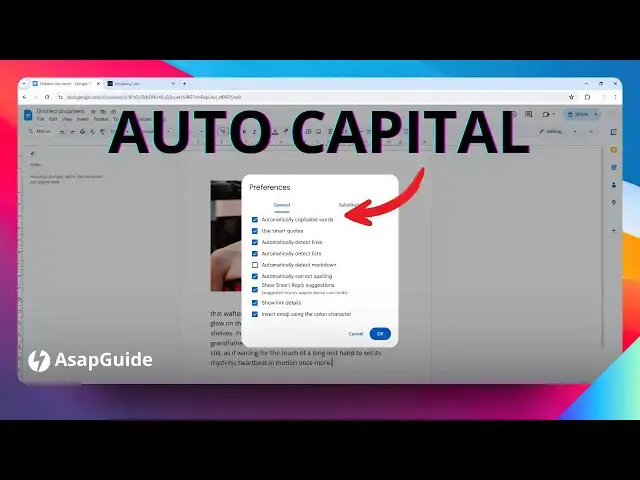 'Video thumbnail for How to Turn Off or On Auto Capitalization on Google Docs'