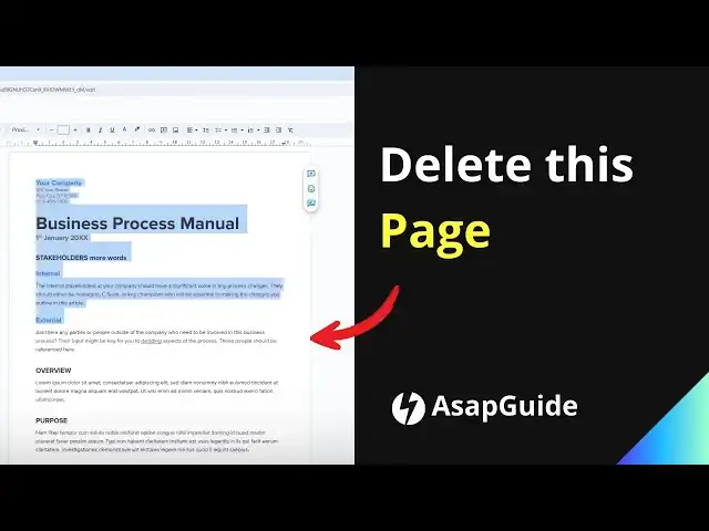 'Video thumbnail for How to Delete a Page from Google Docs Document'