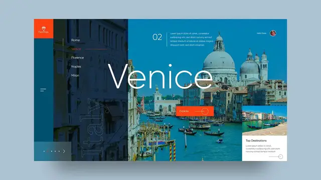 'Video thumbnail for Website UI Design In Adobe XD _ UI Design For Tourism Website'