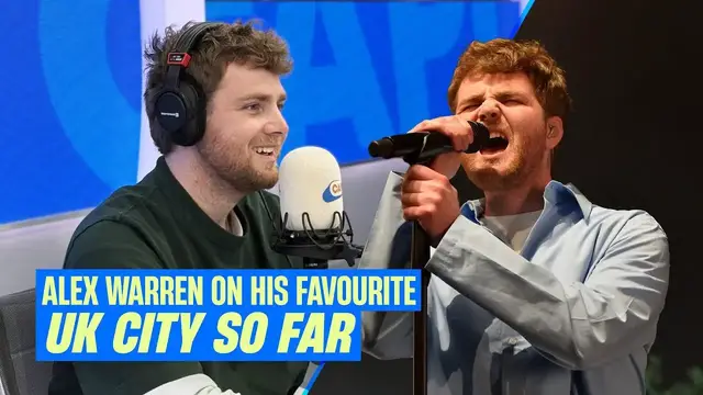 'Video thumbnail for Alex Warren spills the tea on his fave UK city so far  | Capital'