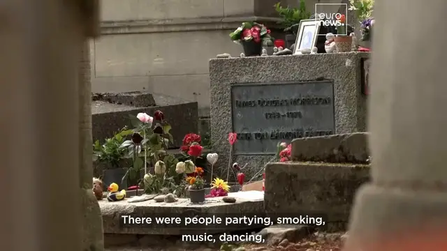 'Video thumbnail for Bust of The Doors' Jim Morrison, stolen from Père Lachaise cemetery, found 37 years later'