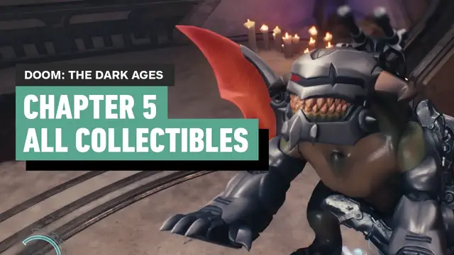 'Video thumbnail for Doom: The Dark Ages - Chapter 5 The Holy City of Aratum | All Collectibles (Gold, Secret Areas)'