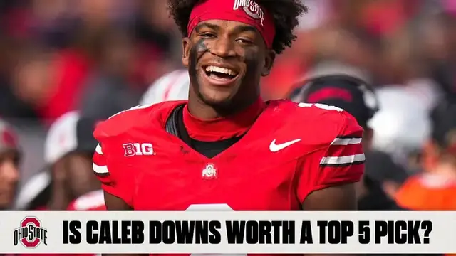 'Video thumbnail for The Reason Ohio State S Caleb Downs WON'T Be A Top 5 Pick'