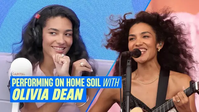 'Video thumbnail for Olivia Dean's moment on the London Stadium stage | Capital'