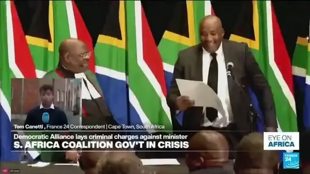 'Video thumbnail for South Africa’s coalition government in crisis'