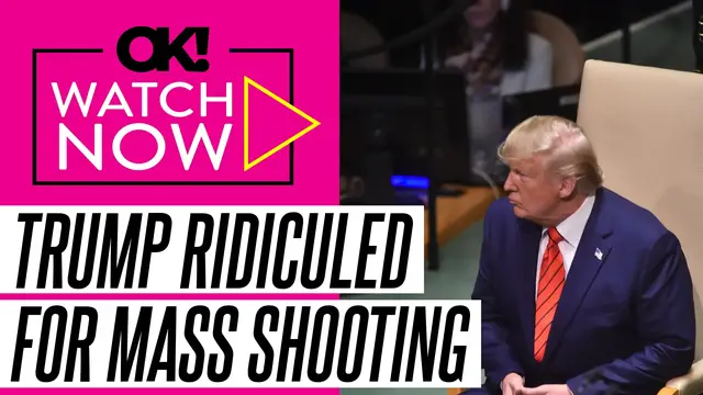 'Video thumbnail for 'Disgraceful': President Donald Trump Ridiculed for His 'Throwaway' Response to Deadly Mass Shooting'