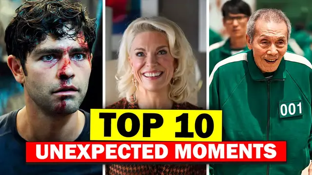 'Video thumbnail for Top 10 Unexpected Moments in Popular TV Shows'