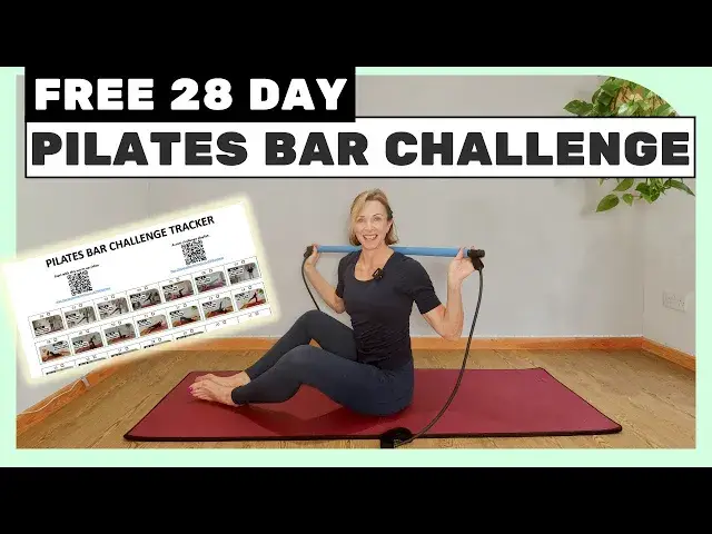 'Video thumbnail for Transform Your Strength with Our 28-Day Pilates Bar Challenge'