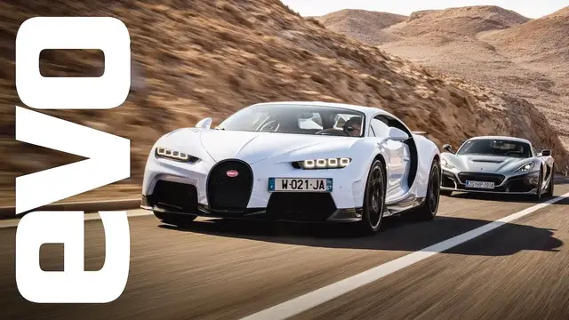 'Video thumbnail for Bugatti Chiron Super Sport vs Rimac Nevera | evo DEADLY RIVALS'