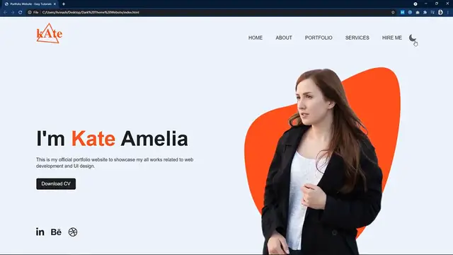 'Video thumbnail for How To Make Dark Mode Website Design Part 2 _ Dark Theme Website Using HTML CSS JS'