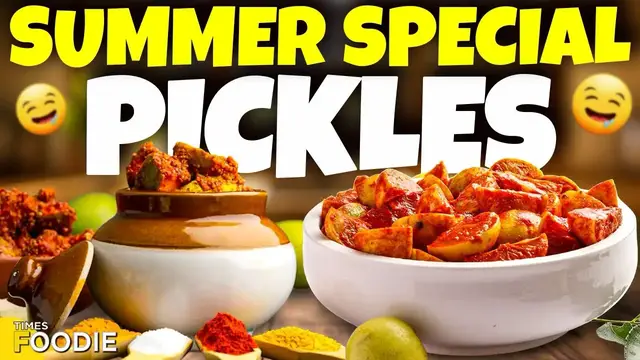 'Video thumbnail for 3 Easy Indian Pickle Recipes | Mango, Lemon & Green Chilli Achar at Home'