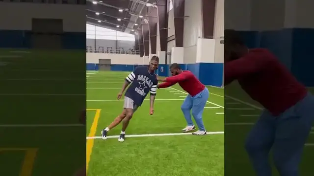 'Video thumbnail for #Cowboys CeeDee Lamb Working Out On The TOP of His Route & Releases'