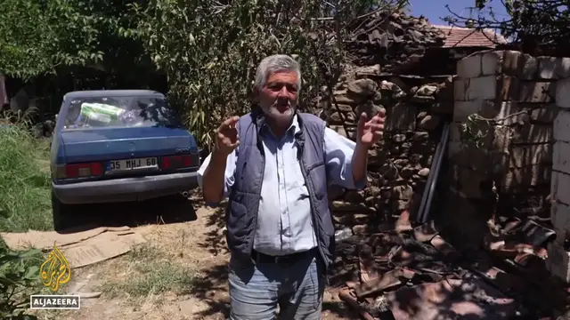 'Video thumbnail for Turkiye wildfires: At least two dead as fires burn for eighth day'