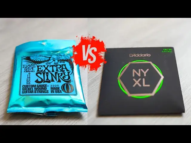 'Video thumbnail for Compared: Ernie Ball Slinky VS D'Addario NYXL Guitar Strings'