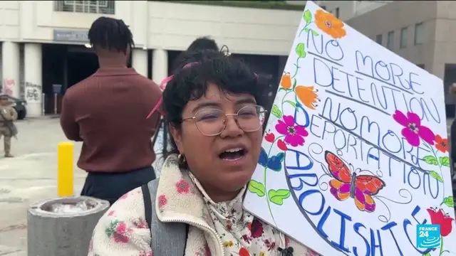 'Video thumbnail for Protests intensify in Los Angeles after Trump deploys National Guard'