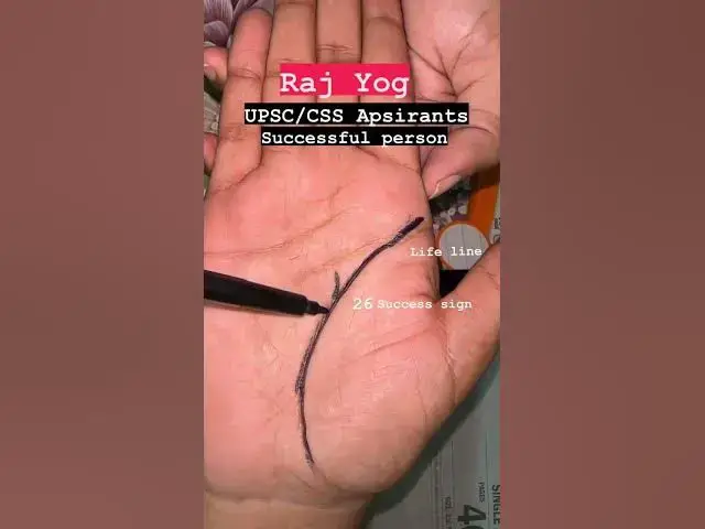 'Video thumbnail for Raj Yog | UPSC CSS PMS aspirants | assistant commissioner, police, exam, astrology and exams #shorts'