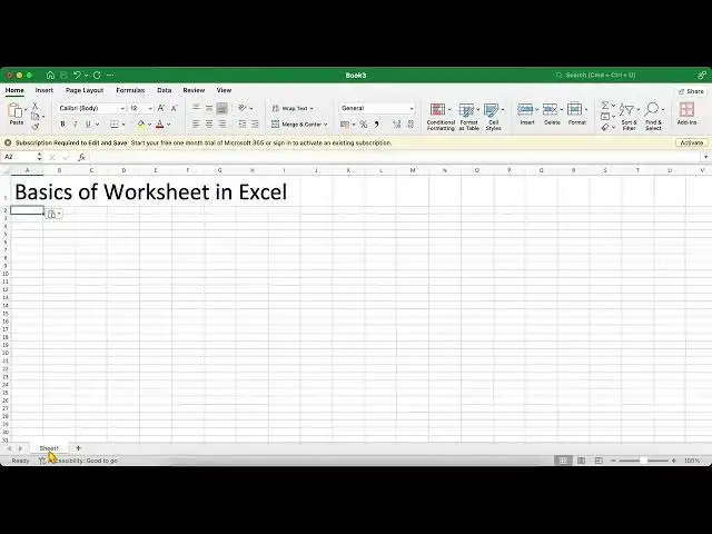 'Video thumbnail for Excel 365: Worksheet là gì?'