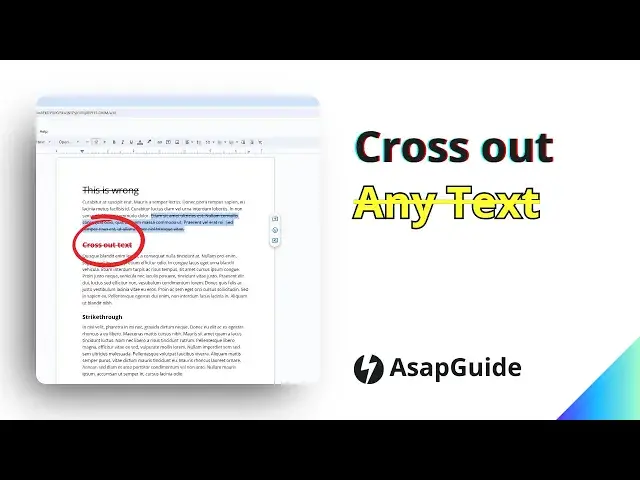 'Video thumbnail for How to Cross Out Text in Google Docs with This Shortcut'