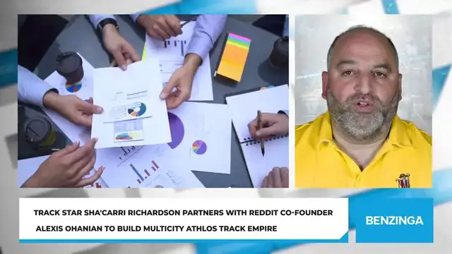 'Video thumbnail for Track Star Sha'Carri Richardson Partners With Reddit Co-Founder Alexis Ohanian To Build Multicity Athlos Track Empire'