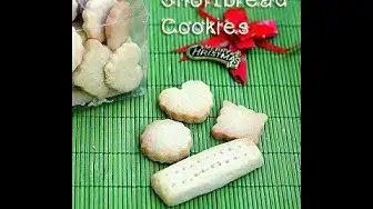 'Video thumbnail for Eggless shortbread cookies - How to make Eggless Butter cookies - 3 Ingredient Cookies Recipe'