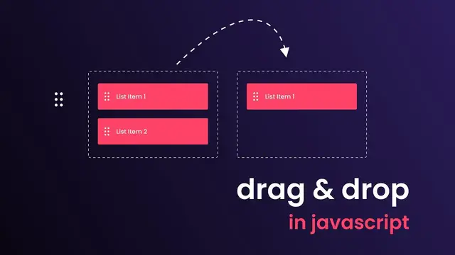 'Video thumbnail for How To Create Drag & Drop Using HTML CSS And JavaScript _ Drag And Drop In JavaScript'
