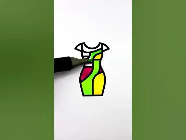 'Video thumbnail for Coloring summer dress  #coloring #satisfyingcoloring #art #drawing #coloringbook #coloringbookpages'