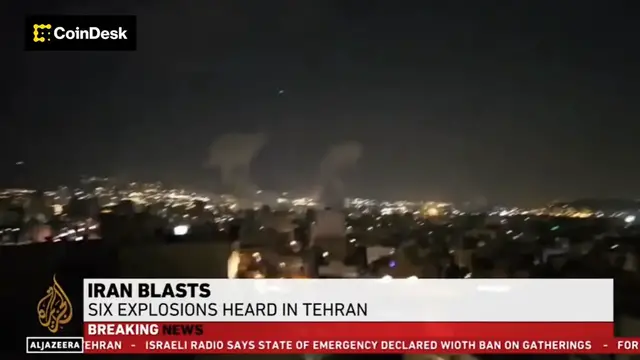 'Video thumbnail for Israel's Strikes on Iran Sends Bitcoin Tumbling'