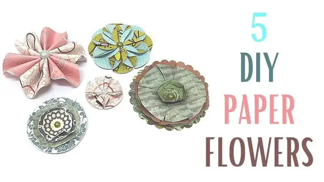 'Video thumbnail for DIY Paper Flower Embellishments'