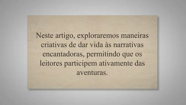 'Video thumbnail for Ideias para criar histórias e contar contos de fadas interativos - Cantinho Pedagógico'