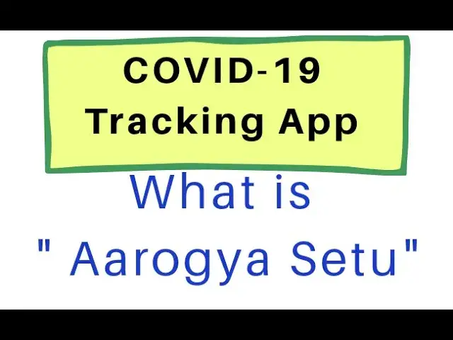 'Video thumbnail for COVID-19 Tracking App. What is AarogyaSetu App{ Details/Benefits }'