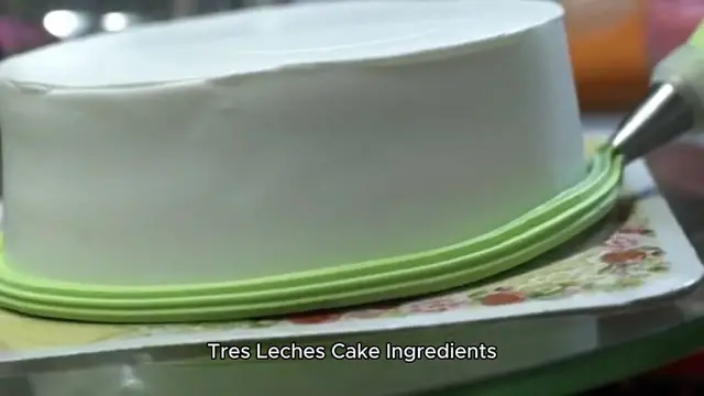 'Video thumbnail for Tres leches recipe'