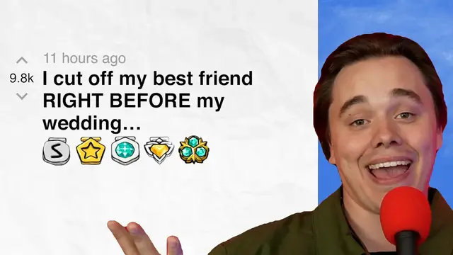 'Video thumbnail for I cut off my best friend right BEFORE my wedding… and I don't feel bad! - r/charlottedobreyoutube | Reddit stories'