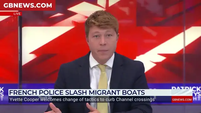 'Video thumbnail for WATCH: Alex Armstrong left furious at 'complete political theatre' after footage of French police slashing migrant boats'