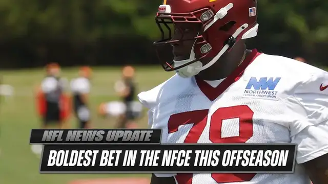 'Video thumbnail for Washington Commanders make the boldest bet of the NFC East this offseason'