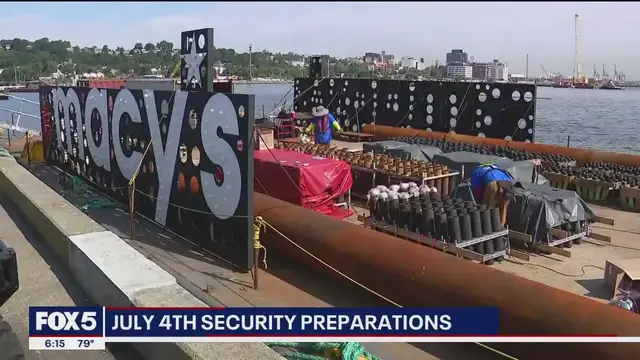 'Video thumbnail for NYC July 4th security preparations'