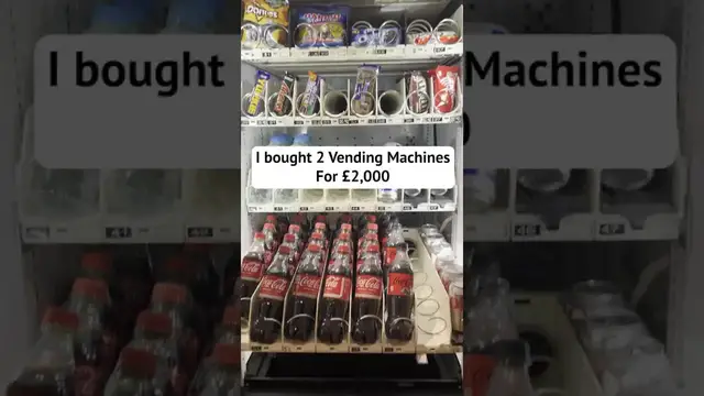 'Video thumbnail for money making meg: vending machine investment earns £800/month'