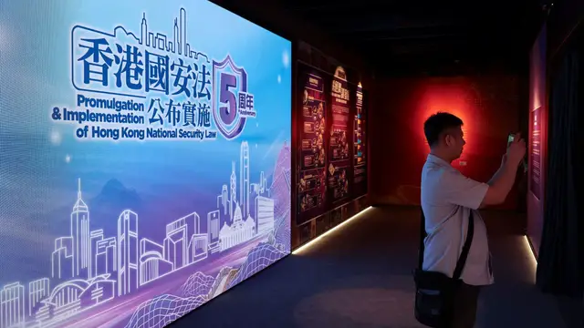 'Video thumbnail for Hong Kong marks five years of national security law amid crackdown and criticism'