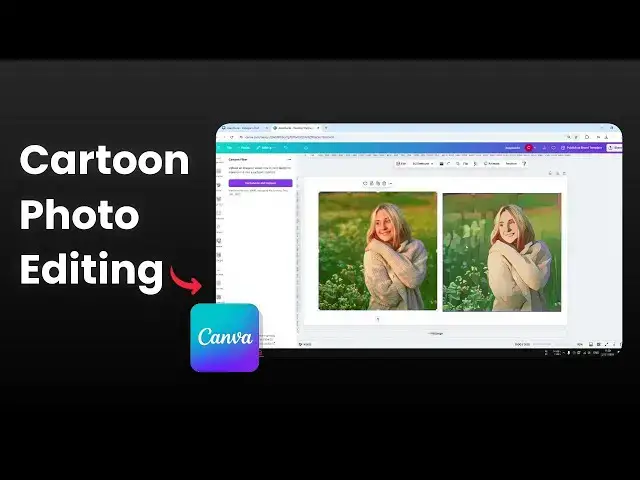 'Video thumbnail for How to Add Cartoon Effect to Photo in Canva Using AI'